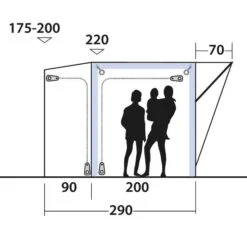 Outwell PARKVILLE 200SA - Busvorzelt -FRILUFTS Verkäufe 5638031663 m parkville 200sa outwell 24