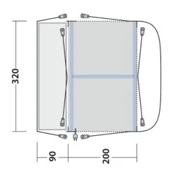 Outwell PARKVILLE 200SA - Busvorzelt -FRILUFTS Verkäufe 5638031663 n parkville 200sa outwell 24
